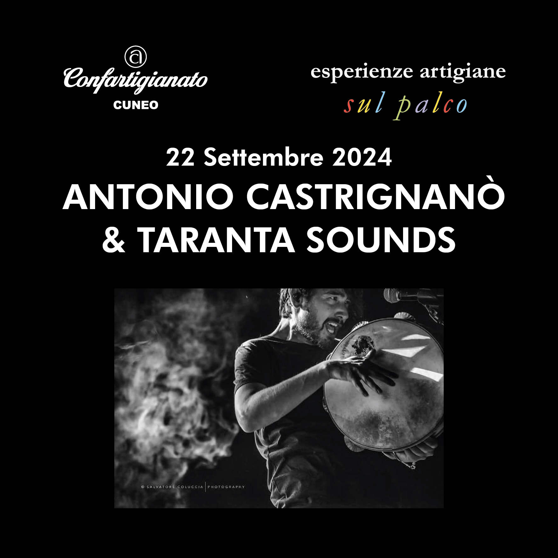 Esperienze Artigiane sul Palco – Cuneo 22 settembre – Antonio Castrignanò & Taranta Sounds